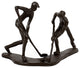 era85 Decorative Hockey Player Figurine, 2.5 x 7.25 x 1.25 inches, Dark Brown
