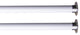 ALFI brand ABUMSB Undermount Farm Sink Installation Kit 36" White Rods