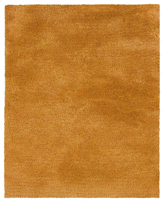 Oriental Weavers Cosmo Collection Gold Solid Indoor Area Rug 8'X11'