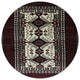 Ahgly Company Indoor Round Mid-Century Modern Area Rugs, 8' Round