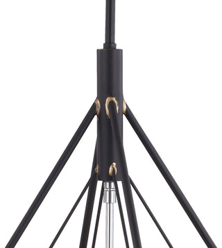 Bartlett 24" 4 Light Pendant Oil Rubbed Bronze with Satin Nickel
