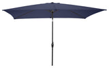 Pure Garden 10' Rectangular Patio Umbrella, Navy
