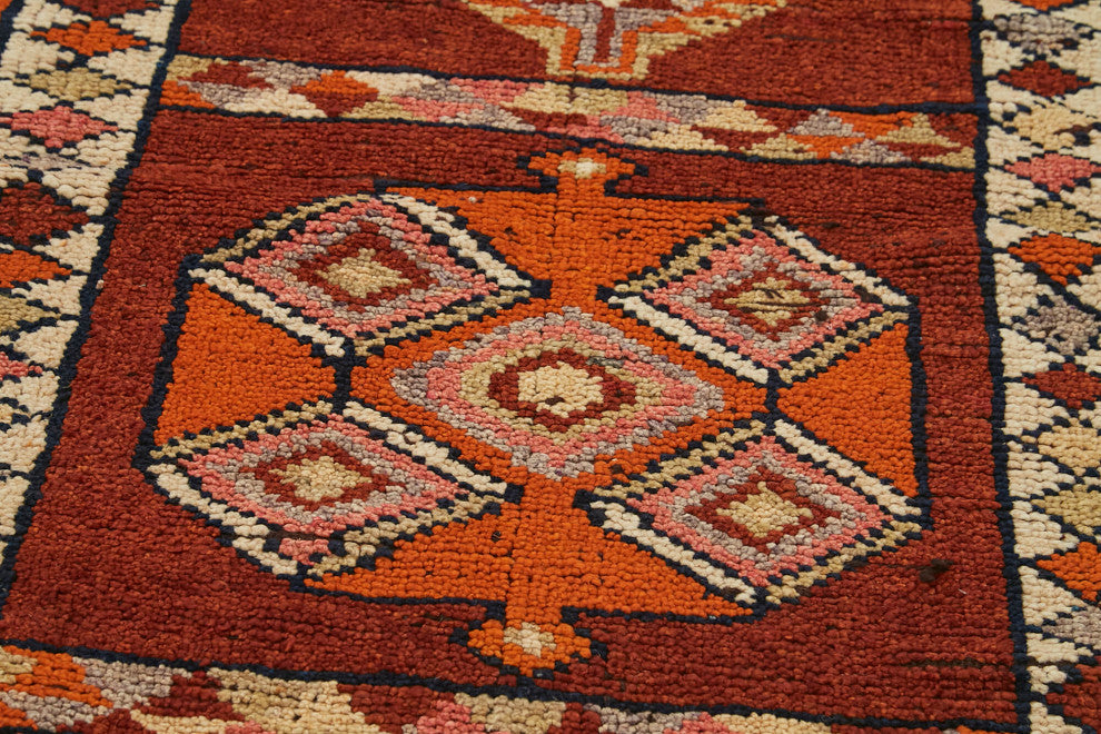 Rug N Carpet - Handmade Anatolian 2' 11" x 12' 2" Antique Runner Rug