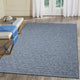 Carmel Pyramid Indoor/Outdoor Rug Aqua 6'6"x9'4"