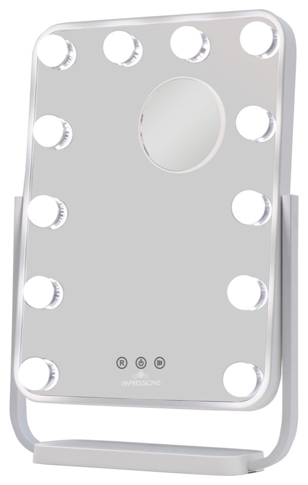 Contour Tri Tone Led Makeup Mirror, White