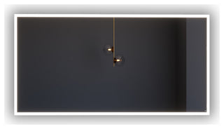 Smart Lisa Dimmable LED Bathroom Mirror With Voice Control, 60"x30"