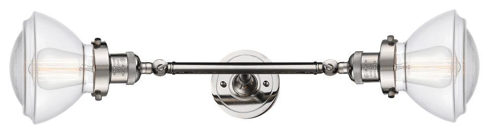 INNOVATIONS 208L-PN-G322-LED 2-Light Bath Vanity Light Polished Nickel