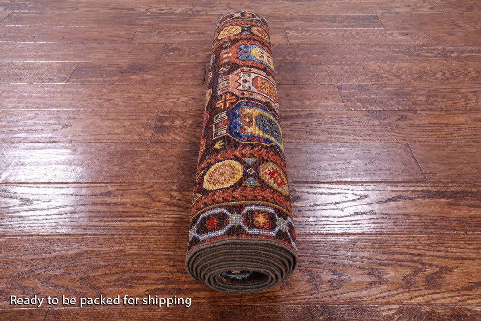 2' 8" X 8' 4" Runner Persian Hand-Knotted Wool Rug - Q12169