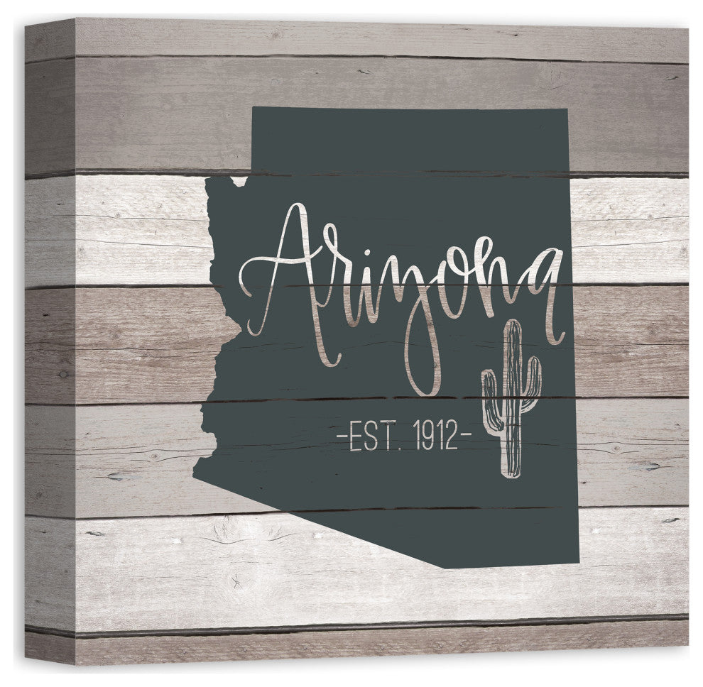 Arizona Established 16x16 Canvas Wall Art