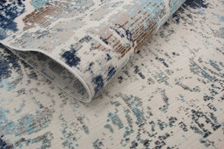 Noori Rug Low-Pile Todd Ivory/Blue Rug