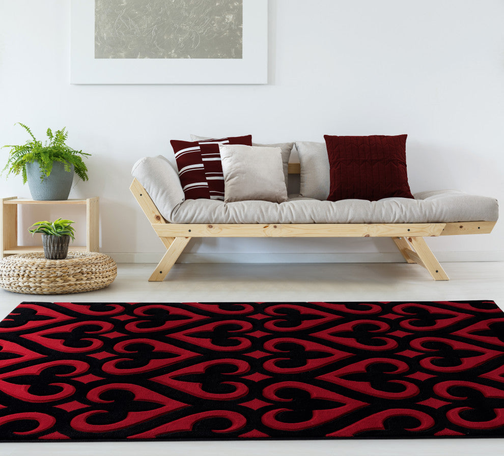 United Weavers Bristol Heartland Red Area Rug 5'3x7'6