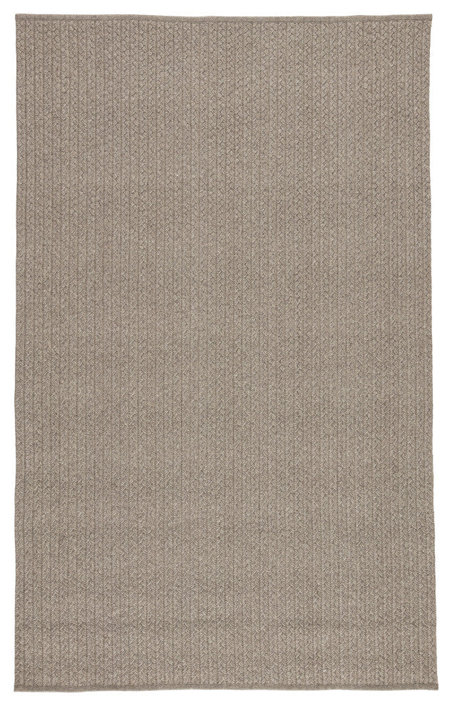 Jaipur Living Iver Indoor/Outdoor Solid Gray Area Rug, 12'x15'