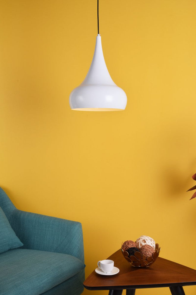 Courtney 1-Light White Pendant