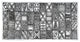 "Patterns of the Amazon I BW" Digital Paper Print by Kathrine Lovell, 38"x20"
