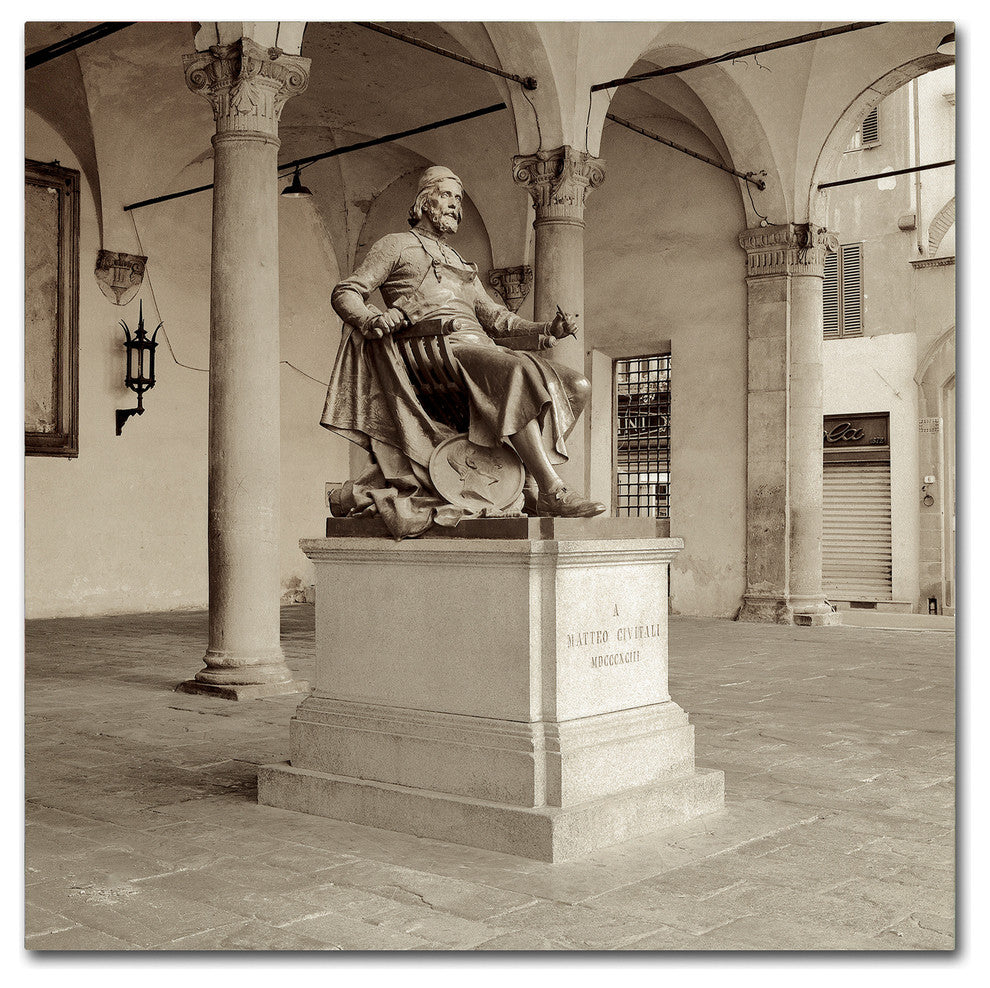 Alan Blaustein 'Lucca II' Canvas Art, 14x14