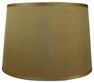 French Drum Lamp Shade, 14x16x11", Gold