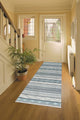 Cosmos Gypsy Stripe Indoor/Outdoor Rug Gray 2'x8'