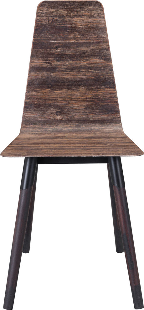 Zuo Modern Ignore Dining Chair Distressed Brown