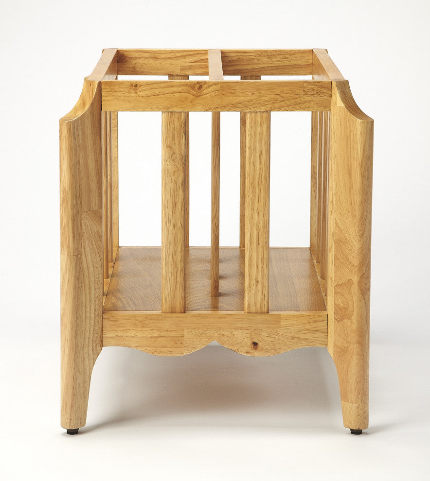 Butler Wilshire Natural Mango Magazine Basket