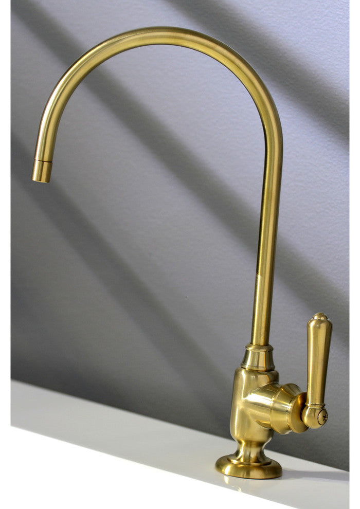 Kingston Brass Single-Handle Water Filtration Faucet, Brushed Brass