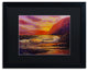 'Coastal Dreams' Matted Framed Art, Black Frame, Black Matte, 20x16
