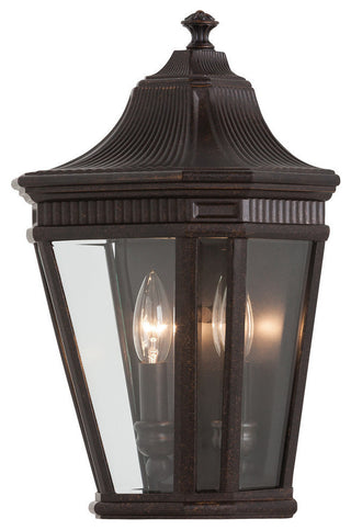 2-Light Wall Lantern, Grecian Bronze