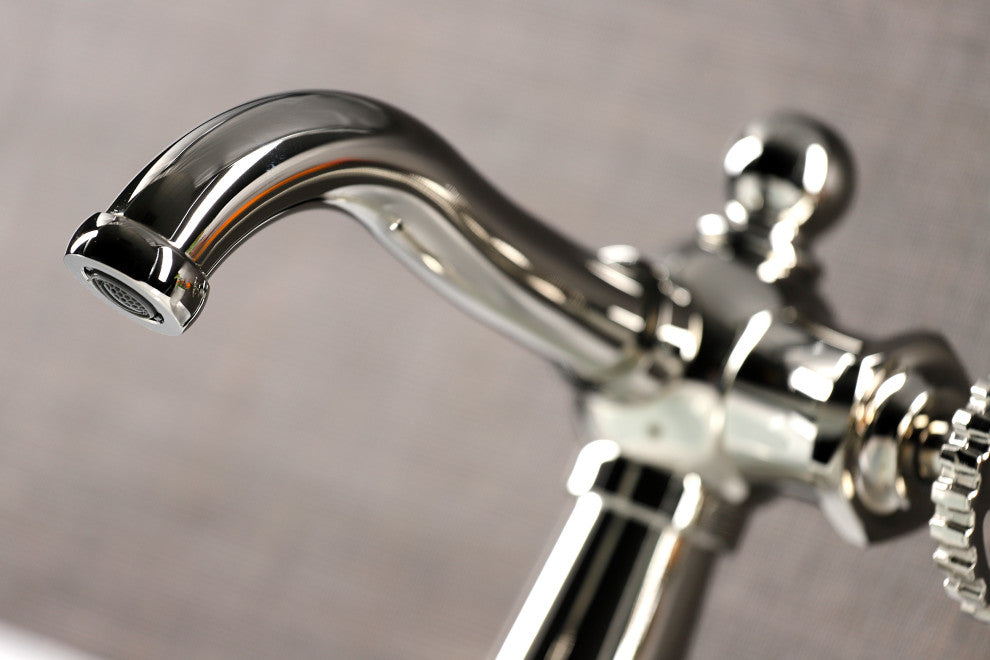 Kingston Brass KSD3546CG Single-Handle Bathroom Faucet, Push Pop-Up