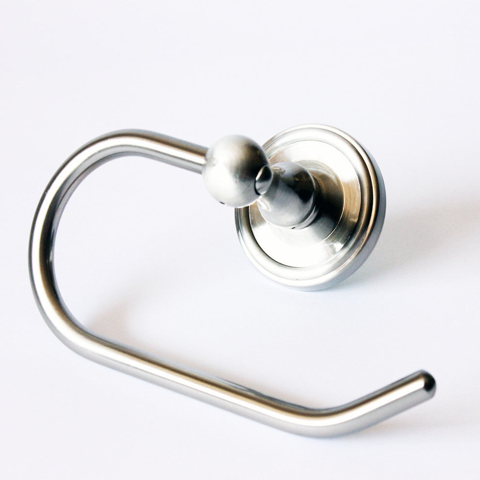 Midtown Euro Tissue Holder, Satin Nickel