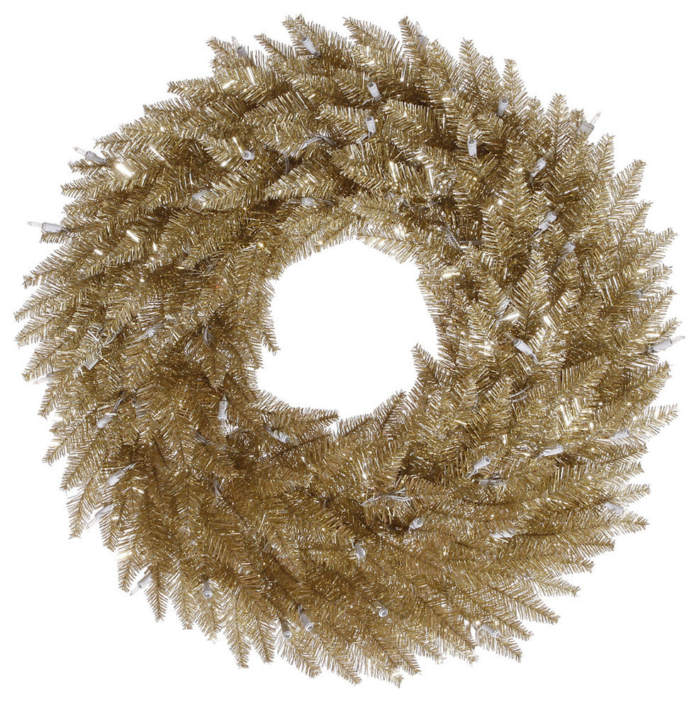 24" Champagne Wreath 210T