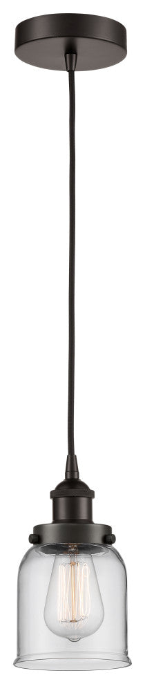 INNOVATIONS LIGHTING 616-1PH-OB-G52 Small Bell 1 Light 10 inch Mini Pendant