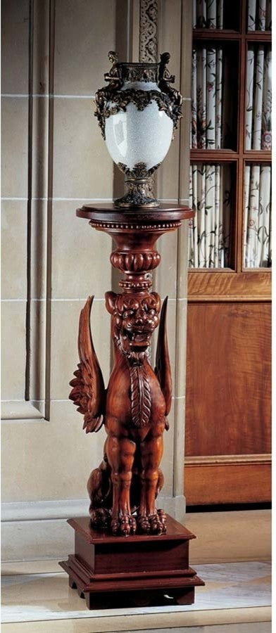 English Griffin Pedestal