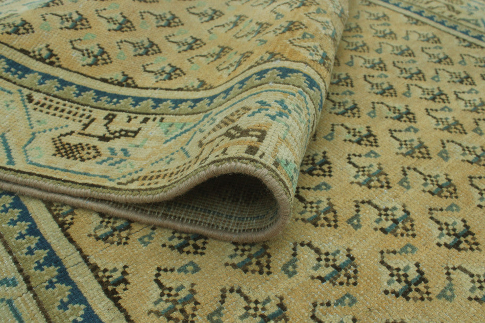 Semi-Antique Danni Beige/Ivory Runner, 3'2x10'0