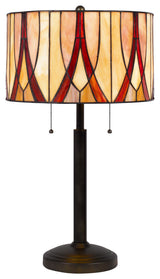 Painted Glass Tiffany Lamp, Bo-3075Tb