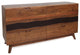Benzara BM285077 Long Dresser, Acacia Wood, 6 Spacious Drawers, Brown Finish