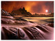 3D Rendered Alien Planet, Landscape Canvas Art Print, 40"x30"