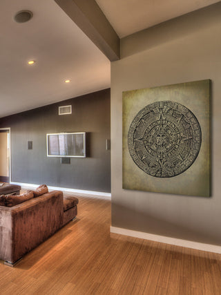 "Mayan Calendar" Painting Print on Wrapped Canvas