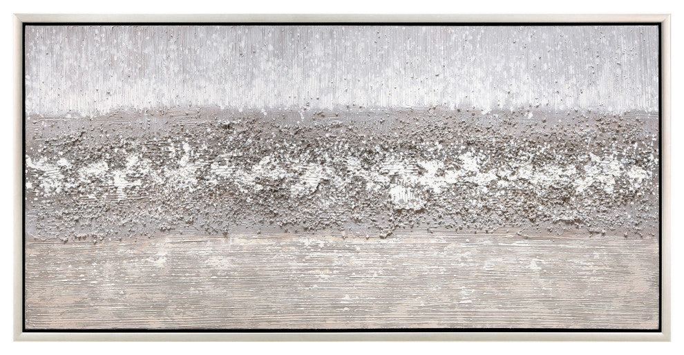 Sandpath Abstract Textured Metallic Hand Painted Canvas Wall Art, Mar-Cb7448-2448f