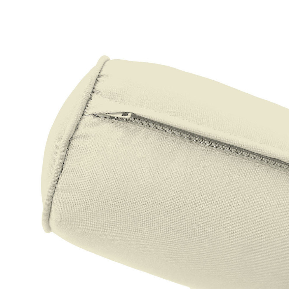 Style5 Twin-XL Pipe Trim Outdoor Mattress Bolster Slip Cover COMPLETE SET AD005