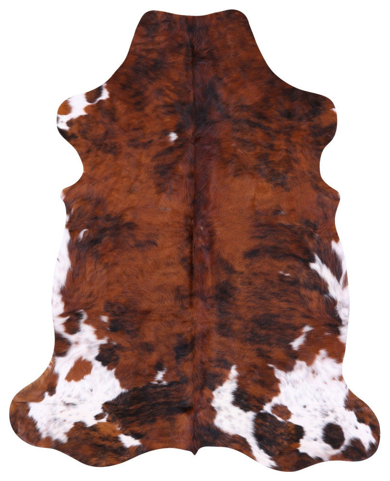 6' 9" X 5' 7" Natural Cowhide Rug C2221