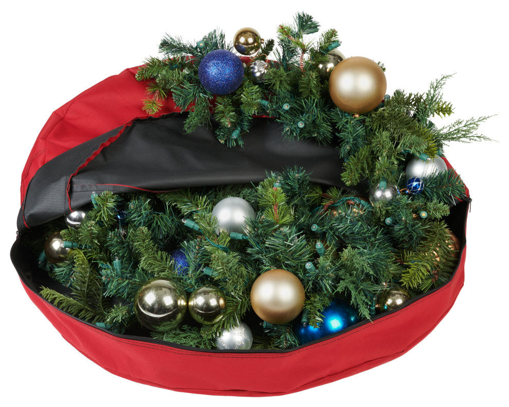 30" Hanging Christmas Wreath Storage Container