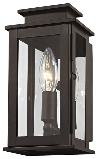 Princeton 1-Light Wall Lantern, Bronze