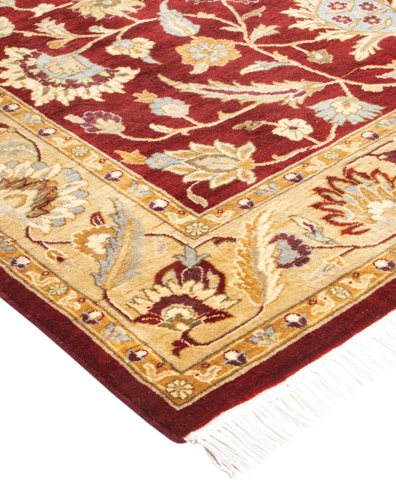 Mogul, One-of-a-Kind Hand-Knotted Area Rug Red, 4'3"x6'3"