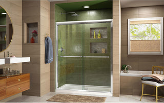 Dreamline Duet 56 To 60" Frameless Bypass Sliding Shower Door