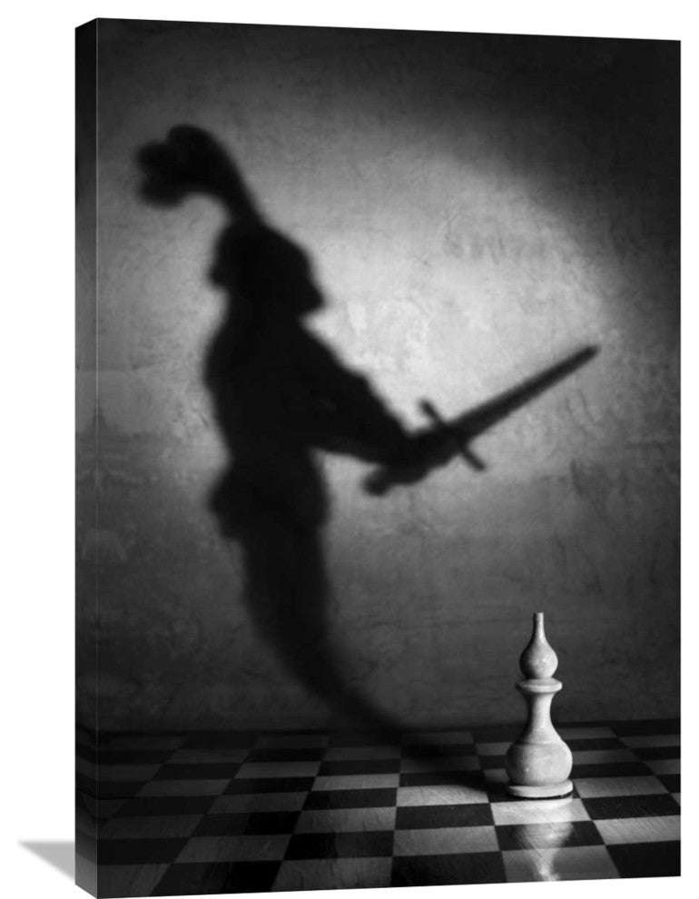 "The Heart Of A Knight" Stretched Canvas Giclee by Victoria Ivanova, 25x36"