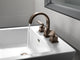 Delta Vero Two Handle Widespread Bathroom Faucet, Venetian Bronze, 3553LF-RB