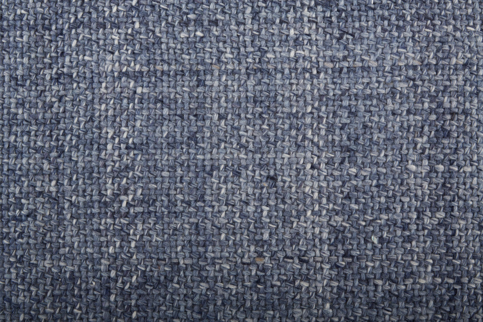 Weave & Wander Siona Space Dyed Flatweave Rug, Navy, 8' X 10'