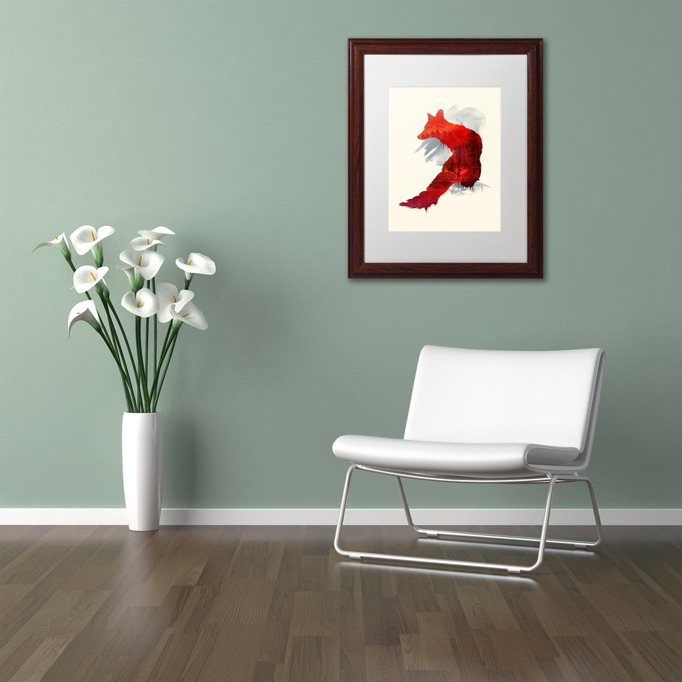 Robert Farkas ''Bad Memories'' Art, Wood Frame, White Mat, 14x11