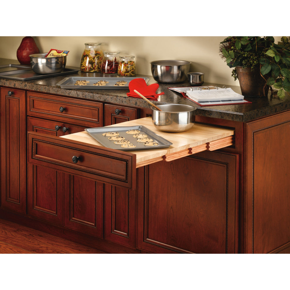 Wood Pull Out Counter Extension Table