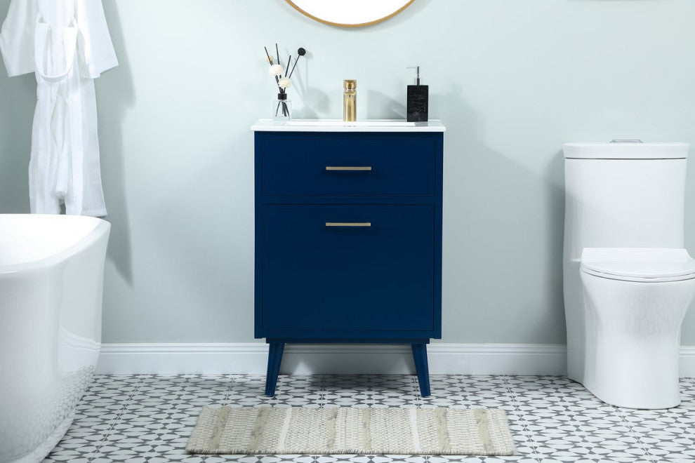 Beatrice 24" Bathroom Vanity, Blue