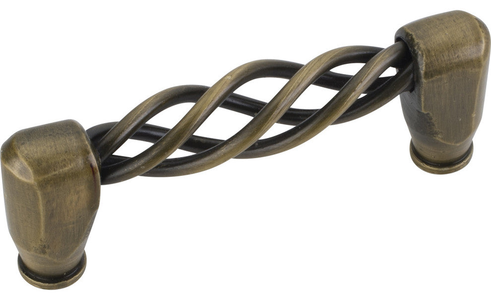 Jeffrey Alexander I300-ABSB Zurich Cabinet Pull, Antique Brushed Satin Brass